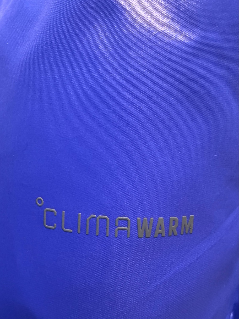 adidas Blue Water-Repellent Puffer Jacket with Hood - Picture 10 of 12